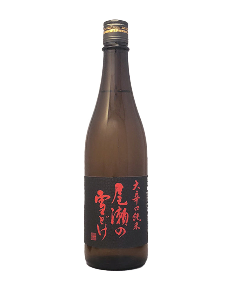 尾瀨雪融  大辛口 純米酒720ml